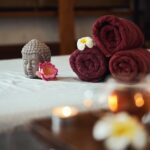 Decorated beautiful room for traditional thai massage